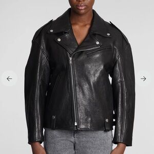 NWT Isabel Marant Bacem leather jacket FR36